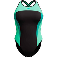 HIGH NECK SPLICE CROSS BACK