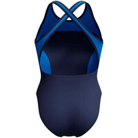 Speedo bañador natación mujer High Neck Splice Cross back Swimsuit vista trasera