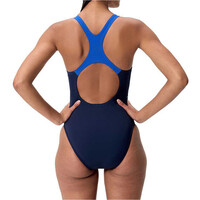 Speedo bañador natación mujer Medley Logo Medalist vista trasera