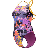 Speedo bañador natación mujer Womens Allover Digital Lattice Tie-Back vista detalle