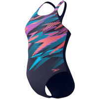 Speedo bañador natación mujer Womens Digital Printed Medalist vista detalle