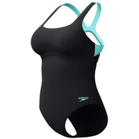 Speedo bañador natación mujer Womens Flex Band Swimsuit with Built in Swim Bra vista detalle