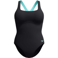 Speedo bañador natación mujer Womens Flex Band Swimsuit with Built in Swim Bra vista frontal