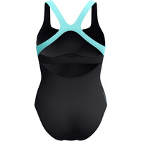 Speedo bañador natación mujer Womens Flex Band Swimsuit with Built in Swim Bra vista trasera