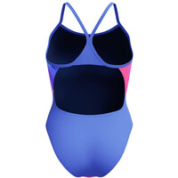 Speedo bañador natación mujer Womens Placement Digital Turnback vista trasera