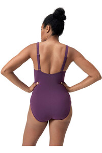 Speedo bañador natación mujer Womens Shaping Printed Lunaelustre 1 Piece vista trasera