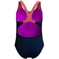 Speedo bañador natación niña Girls Digi Placement Splashback vista trasera