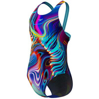 Speedo bañador natación niña Girls Digital Allover Leaderback 03