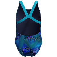 Speedo bañador natación niña Print Leaderback One Piece vista trasera