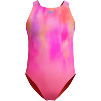 Speedo bañador natación niña Print Pulseback One Piece vista frontal