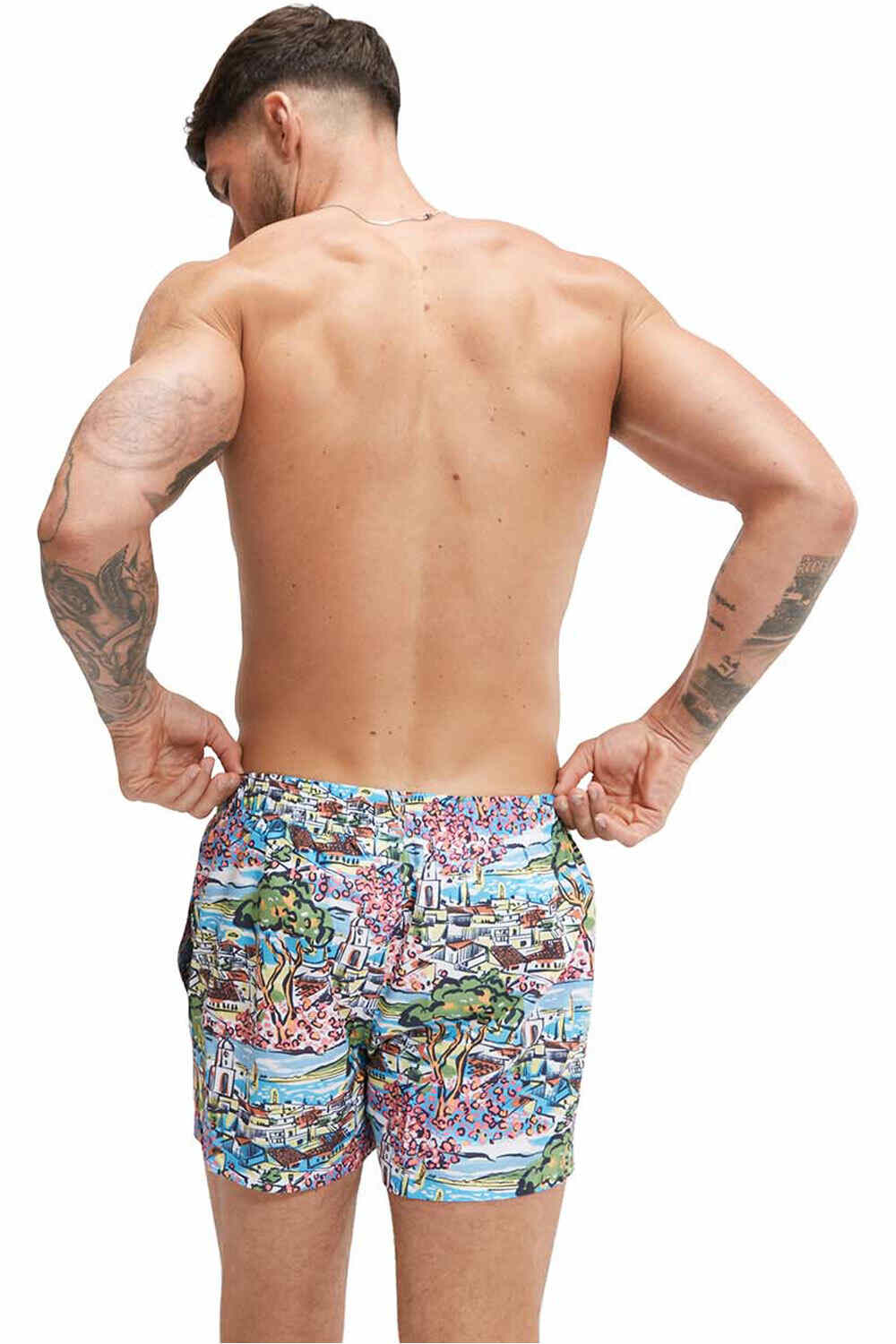 Speedo bañador playa hombre Printed Leisure 14 Watershort vista trasera