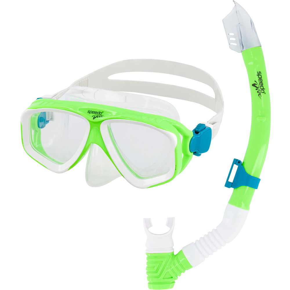 Speedo gafas snorkel niño Junior Adventure Mask Snorkel Set vista frontal
