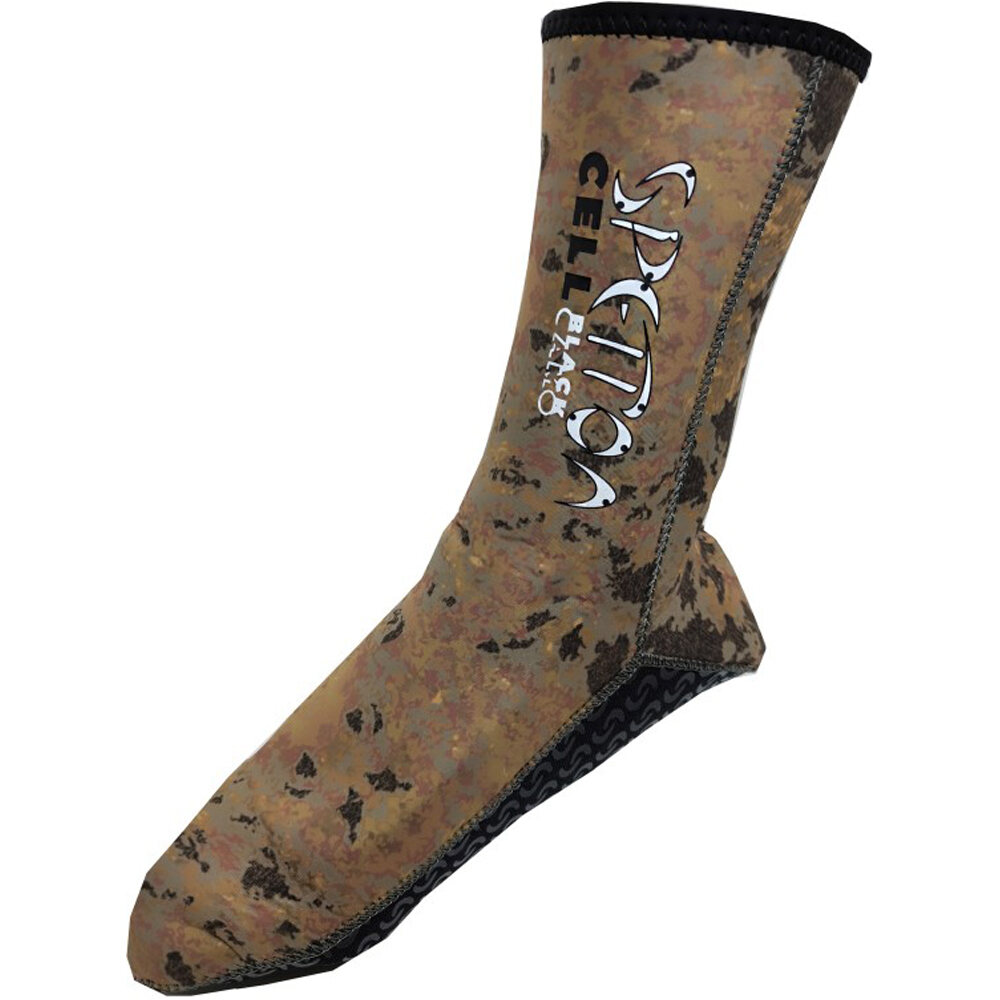 Spetton Traje Humedo Traje BROWN DESERT Camo Fussion 3mm vista frontal