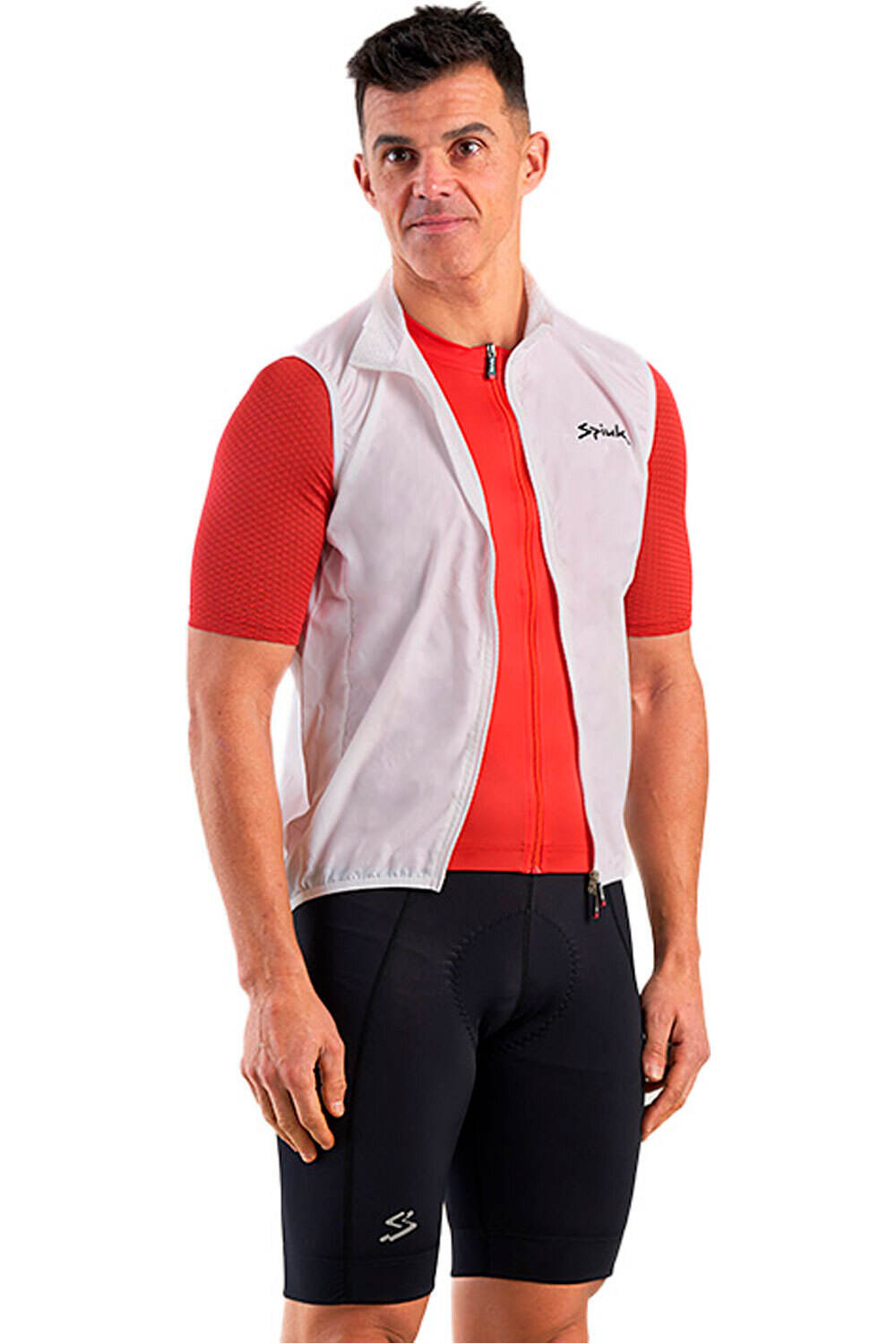 Spiuk chaleco ciclismo cortavientos CHALECO ANATOMIC vista frontal