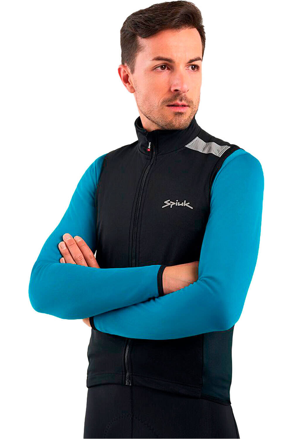 Spiuk chaleco ciclismo cortavientos CHALECO ANATOMIC vista frontal