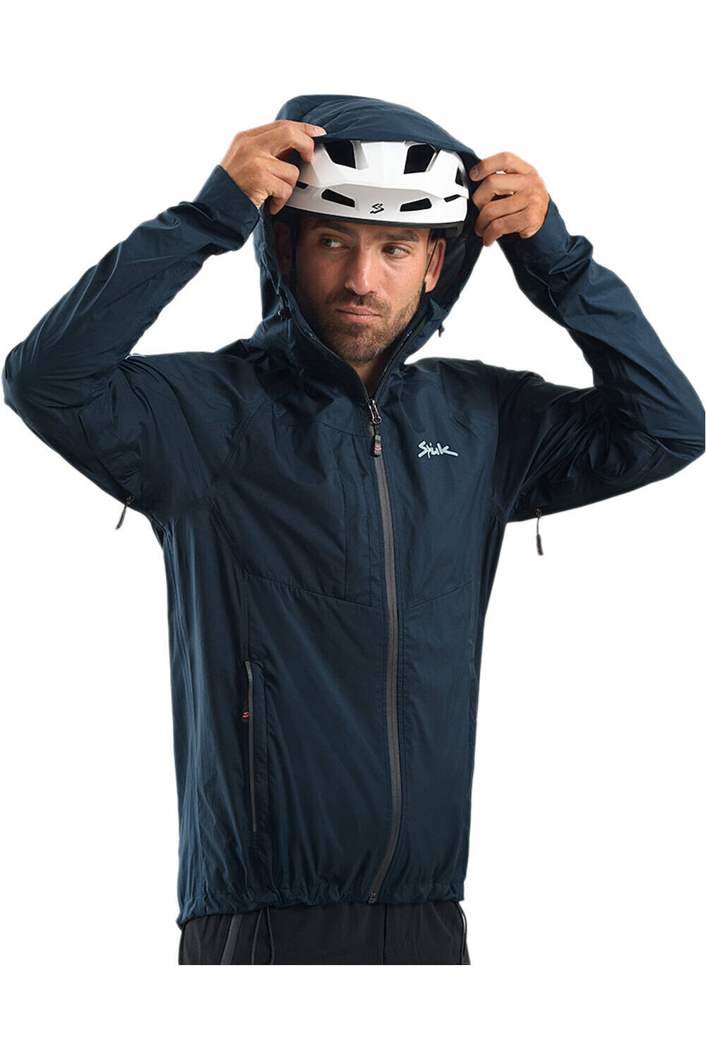 Spiuk chaqueta impermeable ciclismo hombre IMPERMEABLE ALL TERRAIN HOMBRE vista frontal