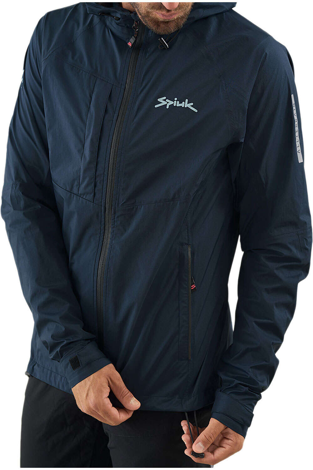 Spiuk chaqueta impermeable ciclismo hombre IMPERMEABLE ALL TERRAIN HOMBRE vista trasera