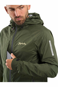 Spiuk chaqueta impermeable ciclismo hombre IMPERMEABLE ALL TERRAIN HOMBRE vista trasera