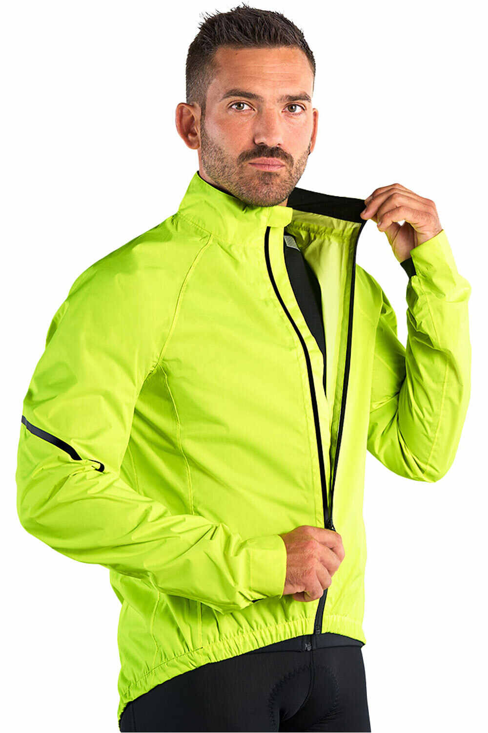 Spiuk chaqueta impermeable ciclismo hombre IMPERMEABLE TOP TEN MEMBRANA UNISEX vista detalle