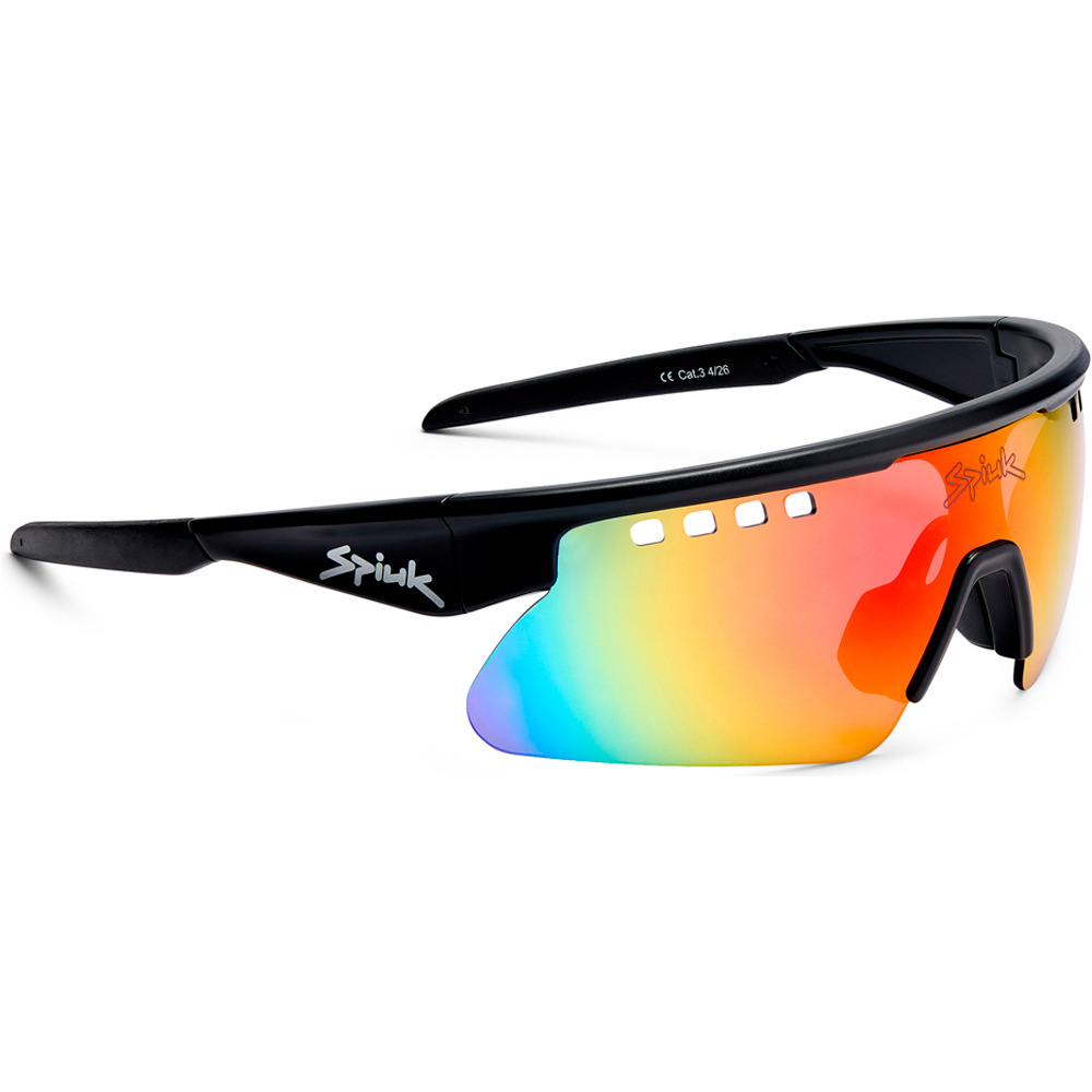 Spiuk gafas ciclismo ALOHA JUNIOR ESPEJO ROJO vista frontal
