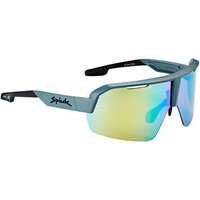 Spiuk gafas ciclismo DABBEL VERDE LENTE ESPEJO AMARILLO vista frontal
