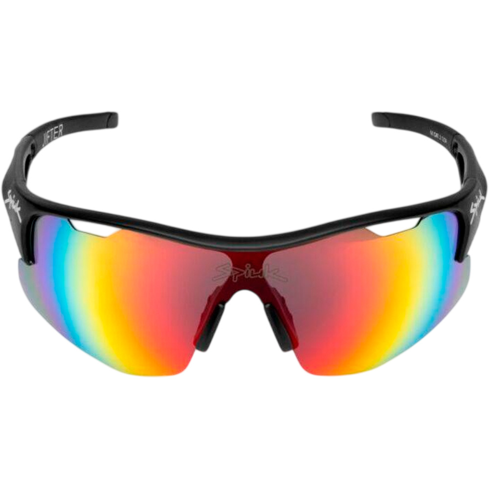 Spiuk gafas ciclismo JIFTER 3 NEGRO LENTE ESPEJO ROJO 01