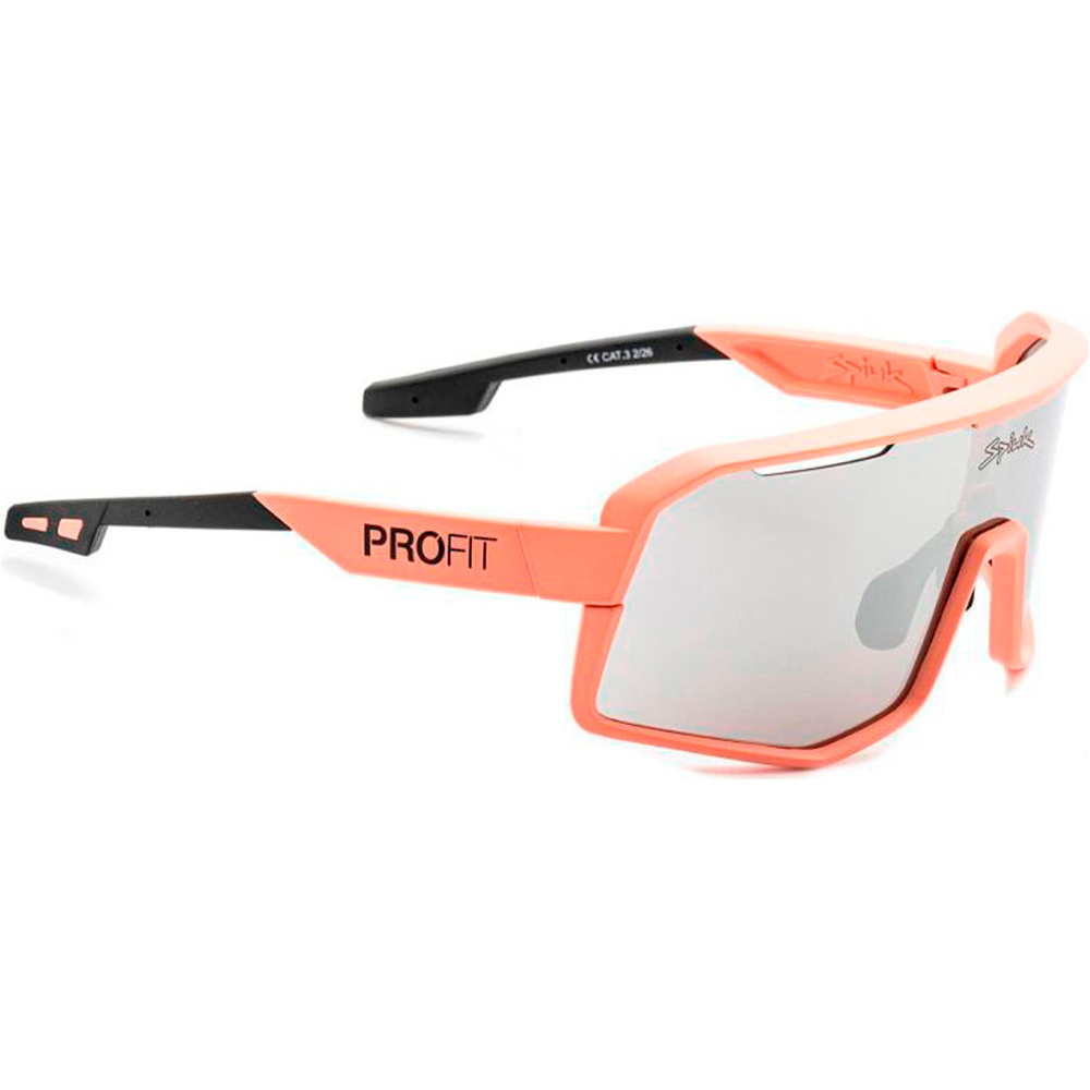 Spiuk gafas ciclismo PROFIT 3 ESPEJO PLATA vista frontal