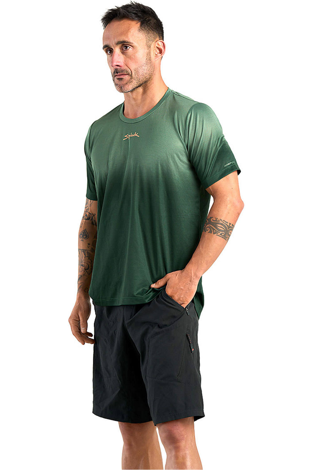 Spiuk pantalón corto ciclismo hombre BERMUDA ALL TERRAIN GRAVEL UNISEX vista frontal