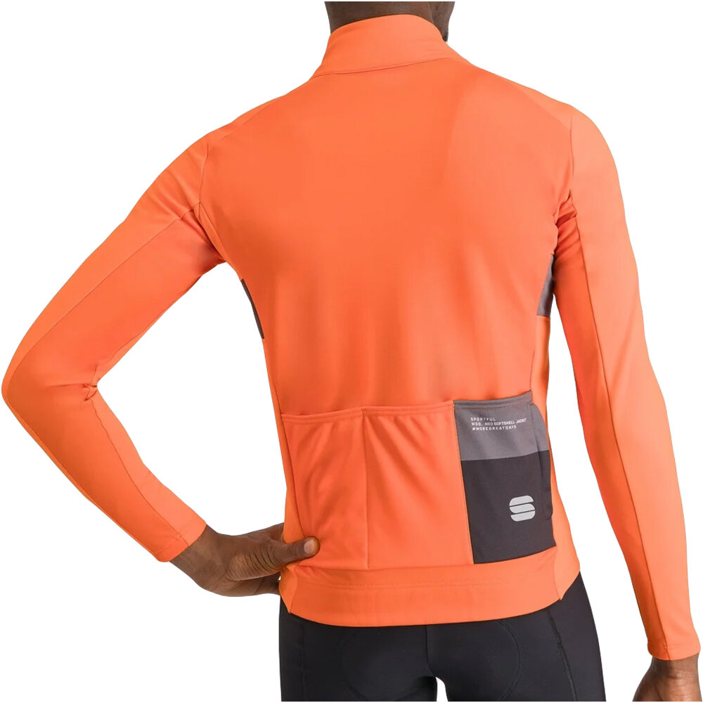 Sportful cortavientos ciclismo hombre NEO 2 SOFTSHELL JACKET vista trasera