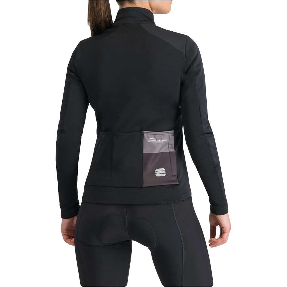 Sportful cortavientos ciclismo mujer NEO 2 SOFTSHELL W JACKET vista trasera