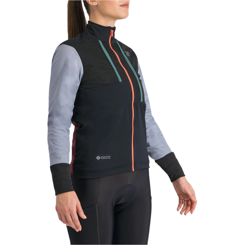 Sportful cortavientos ciclismo mujer SUPERGIARA W JACKET vista detalle