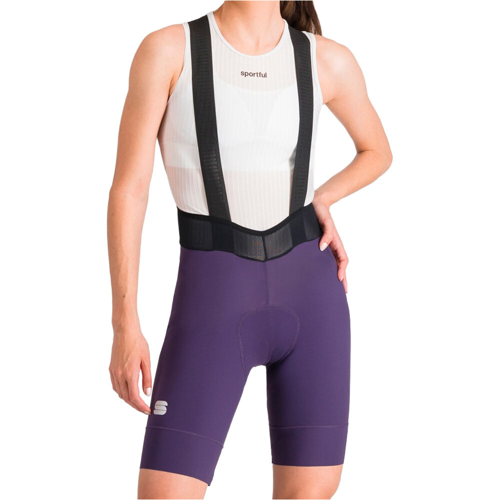 Sportful culotte corto mujer SRK W BIBSHORT vista frontal