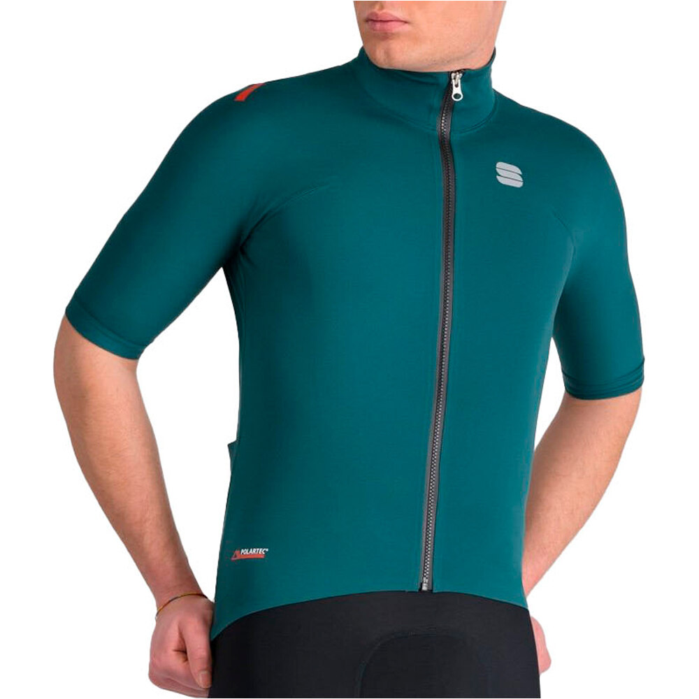 Sportful maillot manga corta hombre FIANDRE PRO 2 JACKET SHORT SLEEVES vista frontal