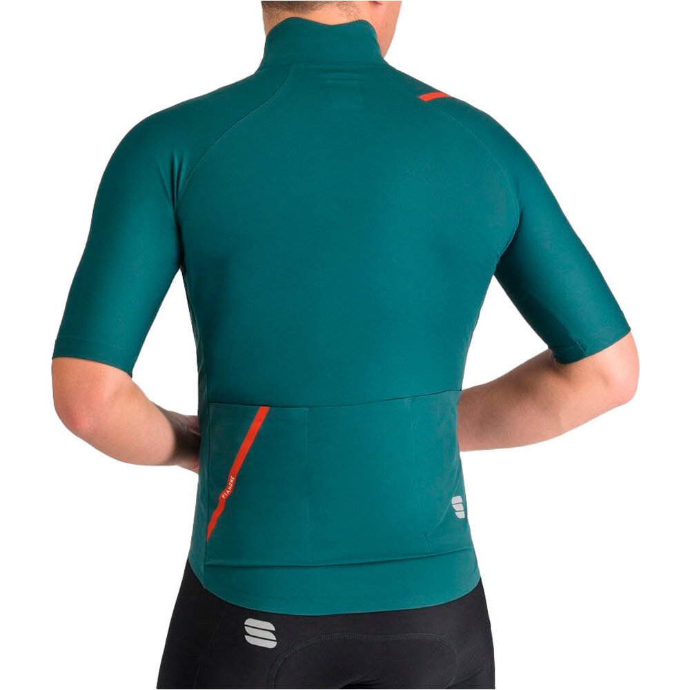 Sportful maillot manga corta hombre FIANDRE PRO 2 JACKET SHORT SLEEVES vista trasera