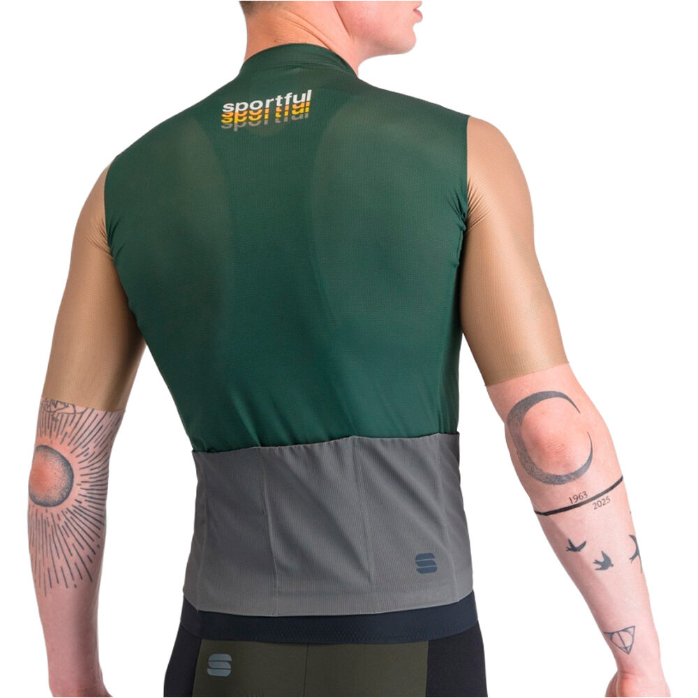 Sportful maillot manga corta hombre SUPERGIARA 2 LOGO JERSEY vista trasera