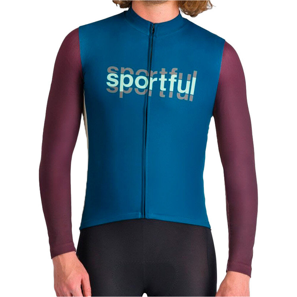 Sportful maillot manga larga hombre SUPERGIARA LOGO THERMAL JERSEY vista frontal