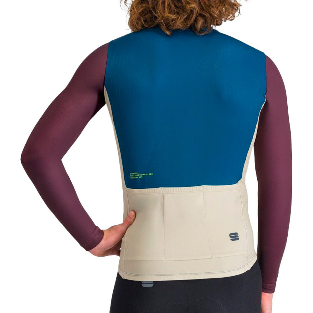 Sportful maillot manga larga hombre SUPERGIARA LOGO THERMAL JERSEY vista trasera