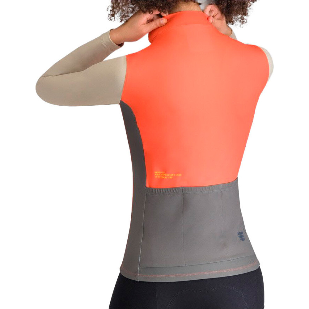 Sportful maillot manga larga mujer SUPERGIARA LOGO THERMAL W JERSEY vista trasera