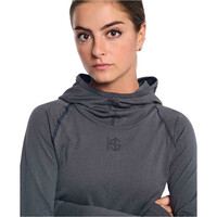 Sporthg camiseta técnica manga larga mujer HG-STREAM LONG SLEEVED T-SHIRT WITH HOOD vista detalle