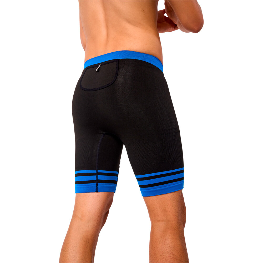 Sporthg malla trail running corta hombre HG-DALES vista trasera