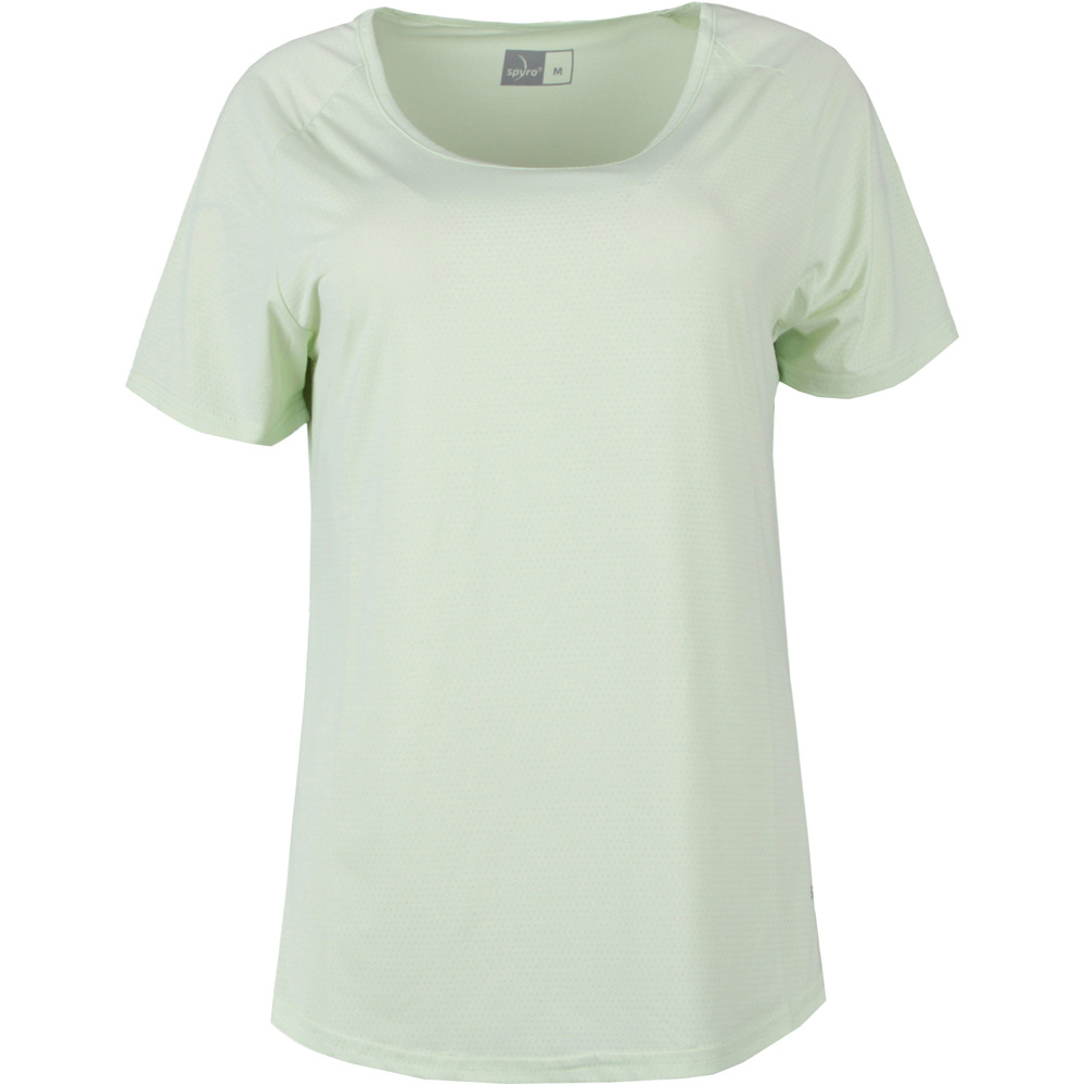 Spyro camiseta entrenamiento manga corta mujer T-GOHR vista frontal
