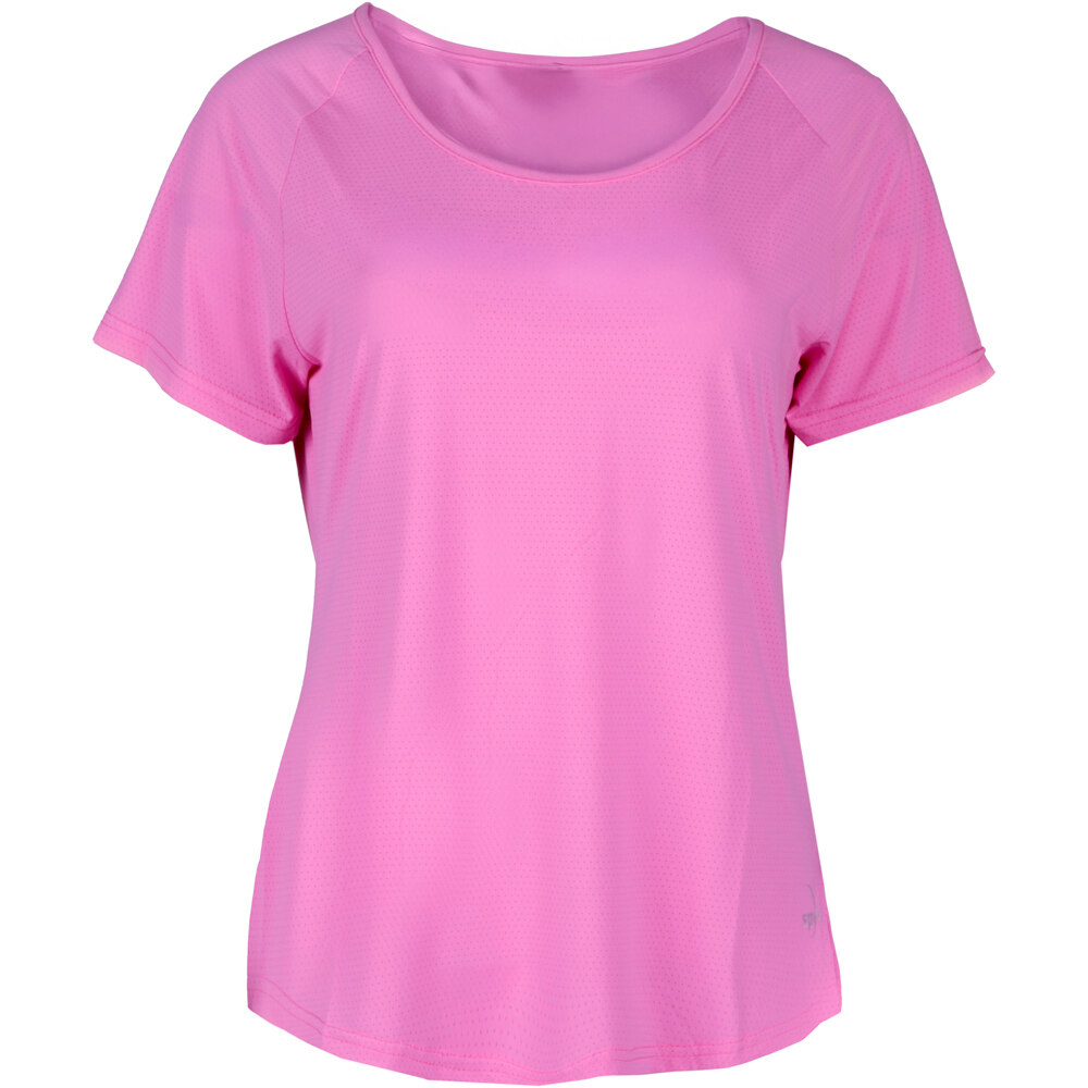 Spyro camiseta entrenamiento manga corta mujer T-GOHR vista frontal