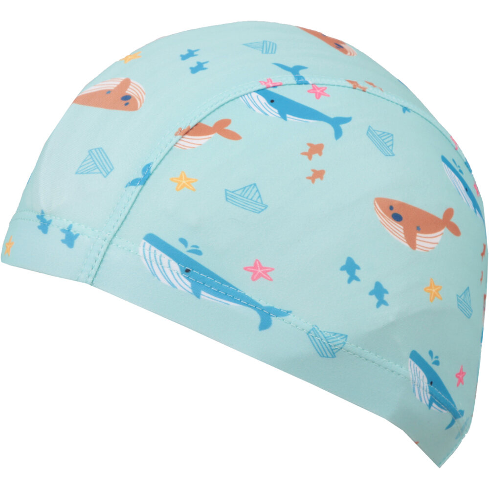 Spyro gorro natación niño S-LYCRA BEBE BALLENA vista frontal