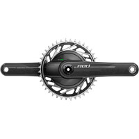 Sram bielas carretera SRM BIELA POWER METER ARAA ROSCADA RED vista frontal