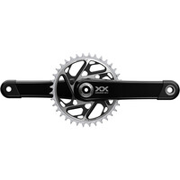 Sram bielas mtb SRM BIELA XXSL EAGLE T-TYPE Q168 CL55 DU vista frontal