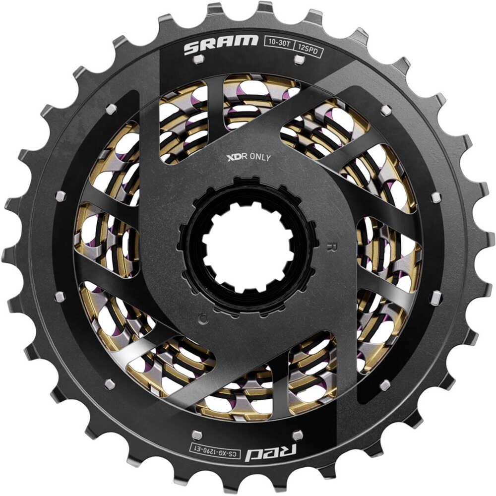 Sram cassette mtb CASSETTE XG1290 10-30 RED E1 AXS RAINBOW 01