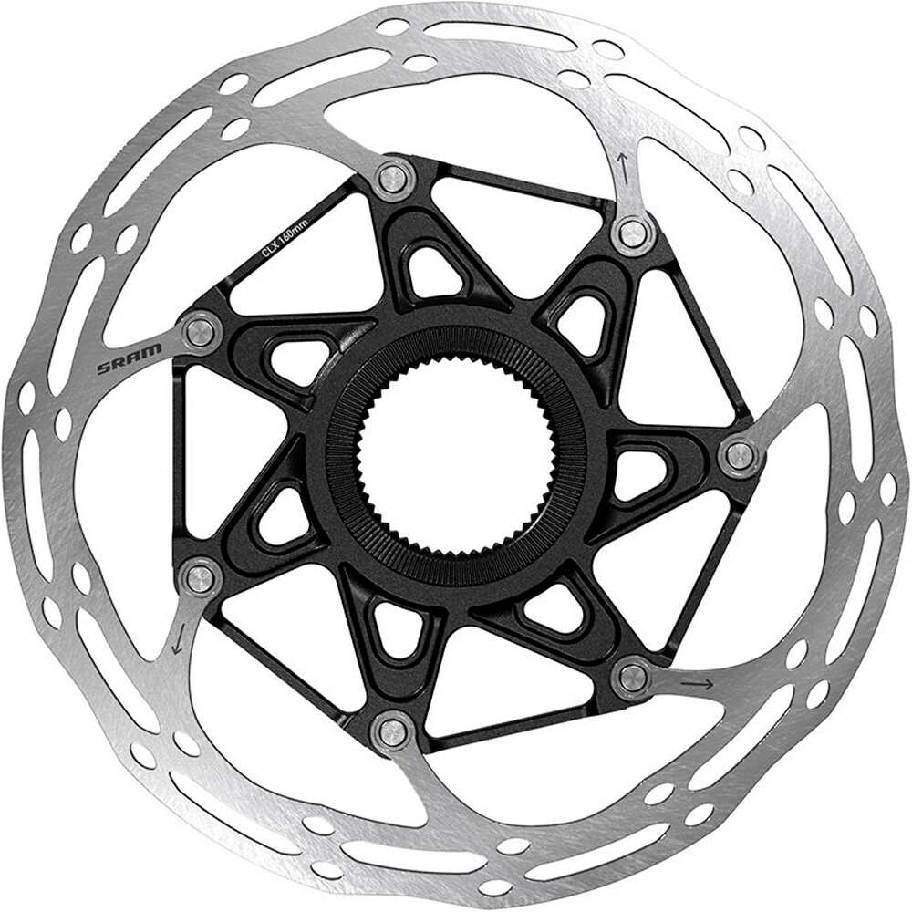 Sram frenos disco bicicleta SRM DISCO FRENO CENTERLINE 2PZ 160MM CENTERLOCK (BISELADO) ( vista frontal