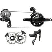 Sram grupo completo carretera SRM FORCE E-TAP AXS E1 2X GRUPO HIDRO FL vista frontal