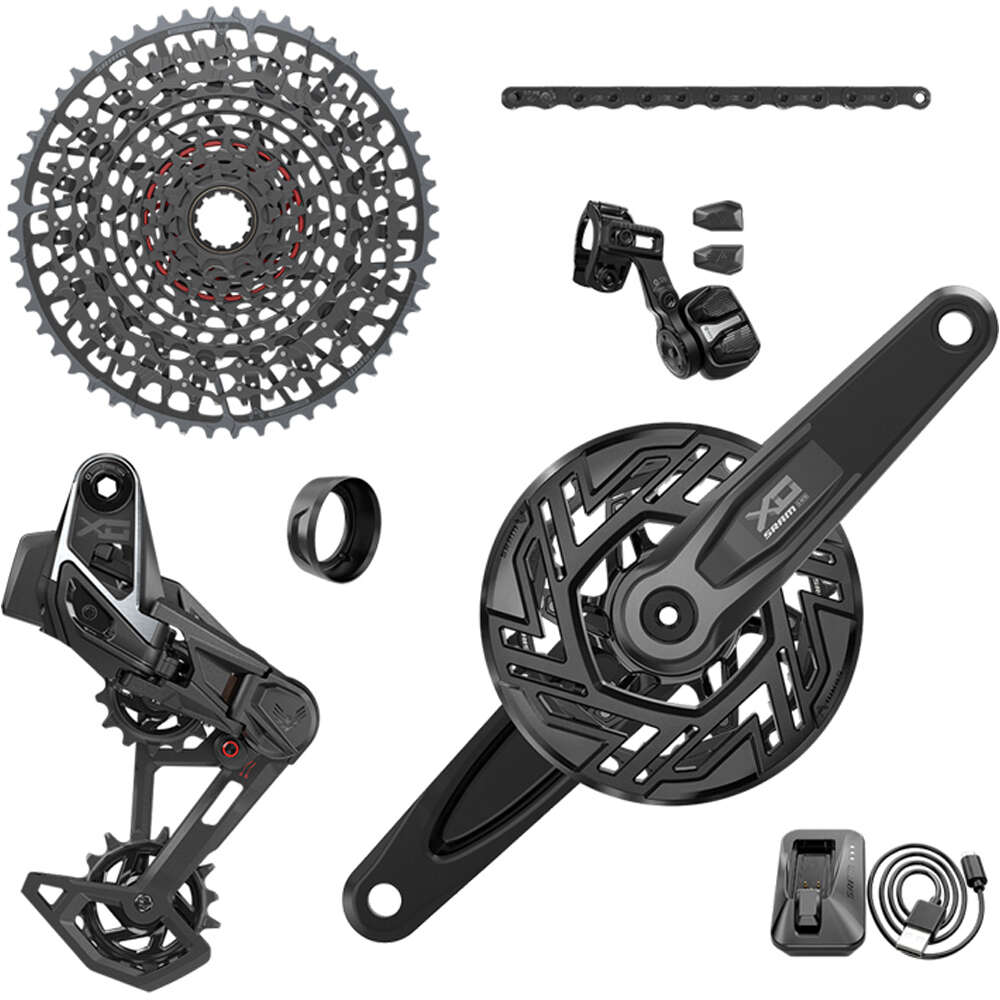 Sram grupo mtb GRUPO AXS X0 T-TYPE E-MTB BOSCH 160 36T vista frontal