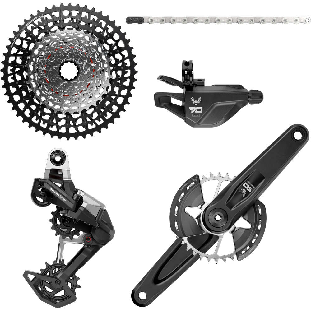 Sram grupo mtb SRM GRUPO EAGLE 90 165MM DUB MTB WIDE 32 vista frontal
